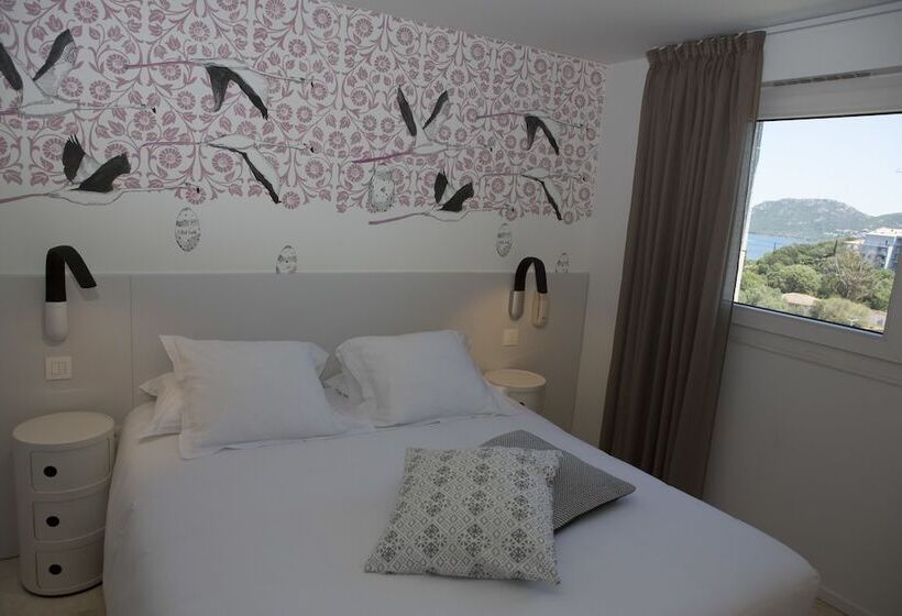 اتاق استاندارد با تخت دوبل و چشم‌انداز دریا, Best Western Hotel Alcyon