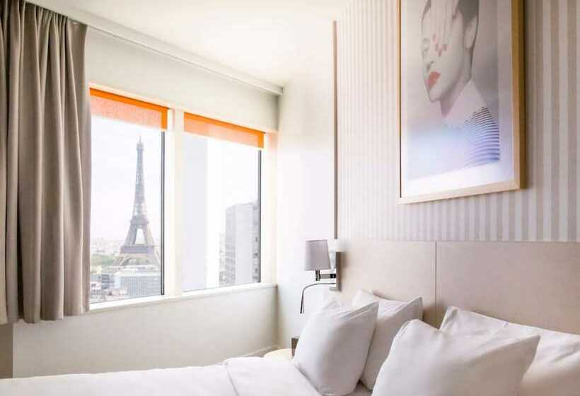 1 Sovrums Lägenhet med Utsikt, Apart Adagio Paris Tour Eiffel