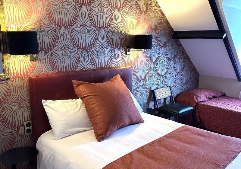 اتاق استاندارد چهار تخته, Churchill Hotel Bayeux Centre