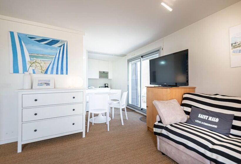 Superior Studio Sea View, Le Crystal Dinard Plage