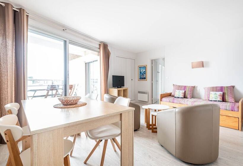 آپارتمان 2 خوابه با چشم‌انداز دریا, Le Crystal Dinard Plage