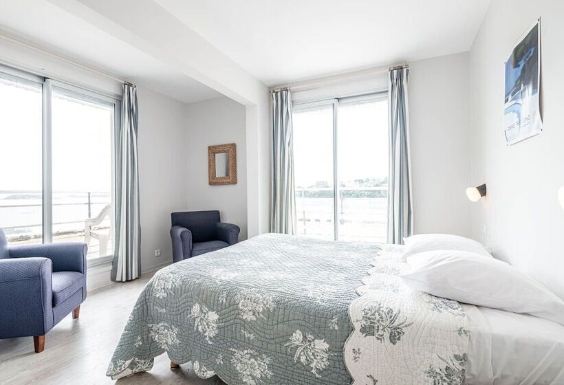 آپارتمان 2 خوابه با چشم‌انداز دریا, Le Crystal Dinard Plage