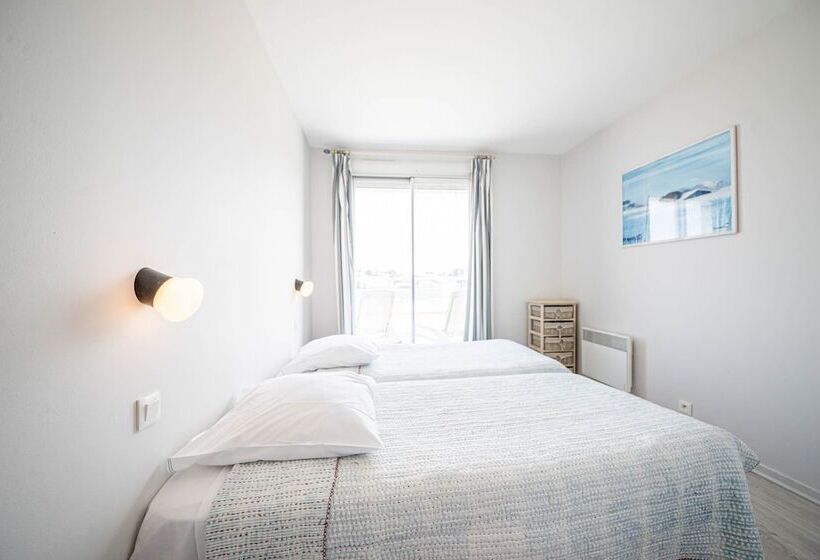آپارتمان 2 خوابه با چشم‌انداز دریا, Le Crystal Dinard Plage
