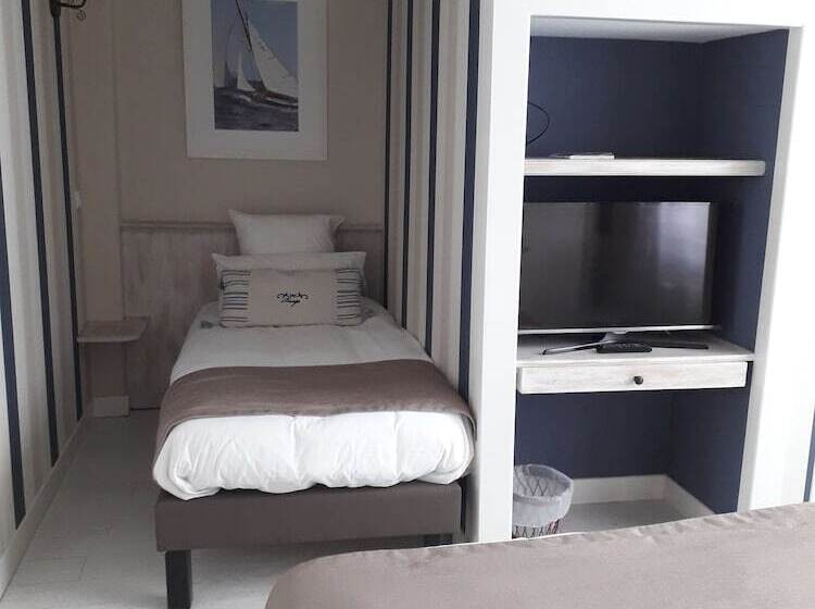 اتاق استاندارد سه نفره, Hôtel The Originals Miramar, Royan Pontaillac