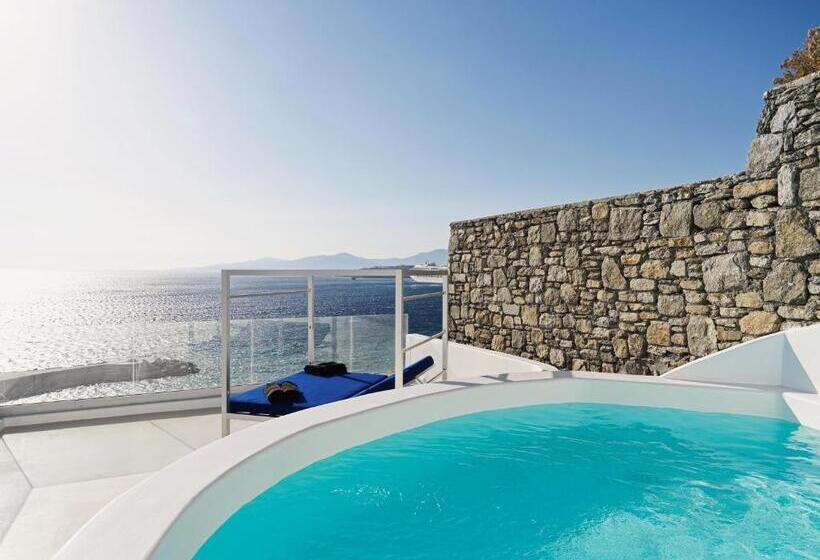 ویلای 2 خوابه با چشم‌انداز دریا, Kouros  And Suites