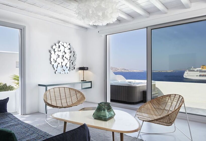 سوییت سوپریور با چشم‌انداز دریا, Kouros Hotel & Suites