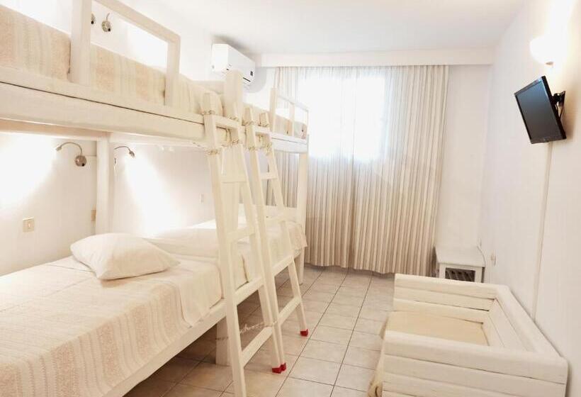 Economy Quadruple Room, Polos Hotel Paros