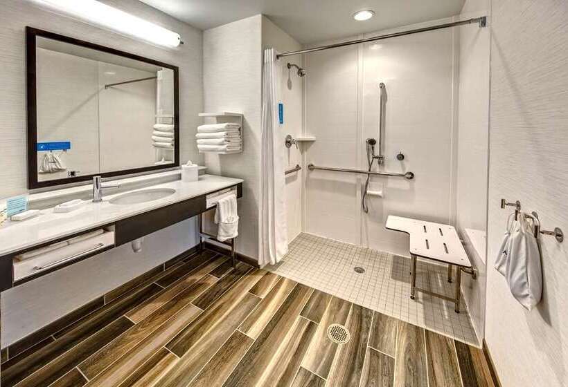 اتاق استاندارد با تخت بزرگ برای معلولان, Hampton Inn West Valley Salt Lake City