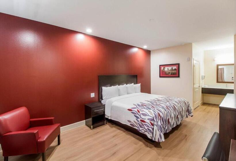 اتاق لوکس با تخت بزرگ, Red Roof Inn Houston  Willowbrook