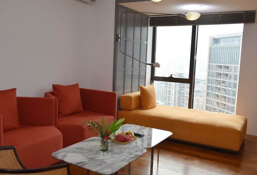 آپارتمان لوکس 1 خوابه, The Mumian Hotel Shenzhen Houhai