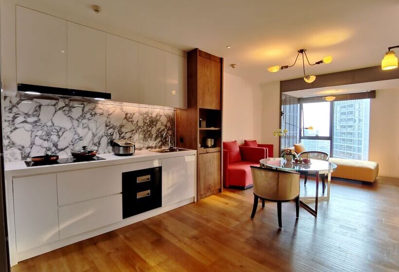 آپارتمان لوکس 1 خوابه, The Mumian Hotel Shenzhen Houhai