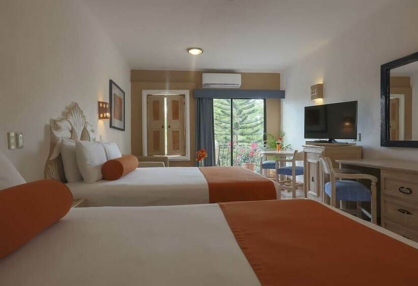 اتاق استاندارد با 2 تخت دوبل, Flamingo Vallarta Hotel & Marina