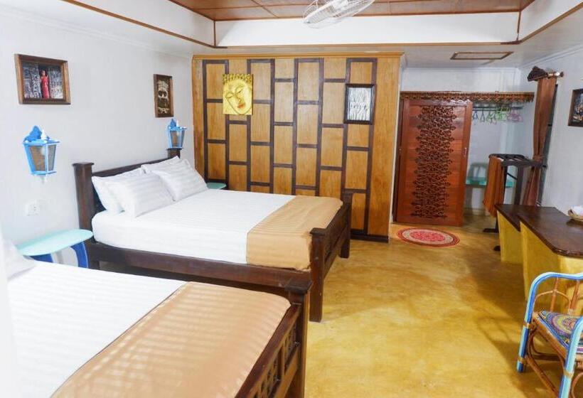 ویلای 1 خوابه با چشم‌انداز باغ, Bamboo Bungalows