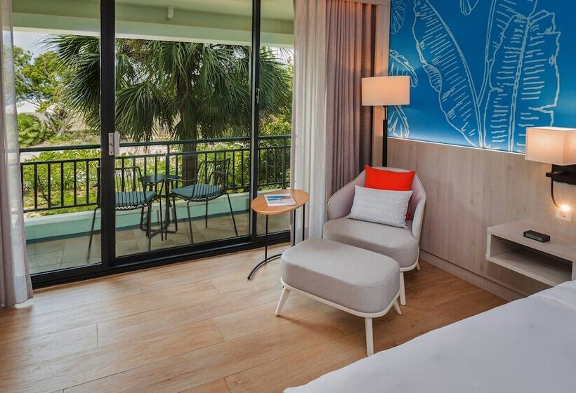 اتاق استاندارد با تخت دوبل و چشم‌انداز, Curaçao Marriott Beach Resort