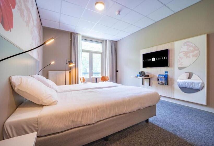 اتاق استاندارد با بالکن, Fletcher Hotel Restaurant De Scheperskamp