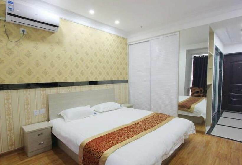 Standard Room Double Bed City View, Weihai Yinxiang Holiday Apartment