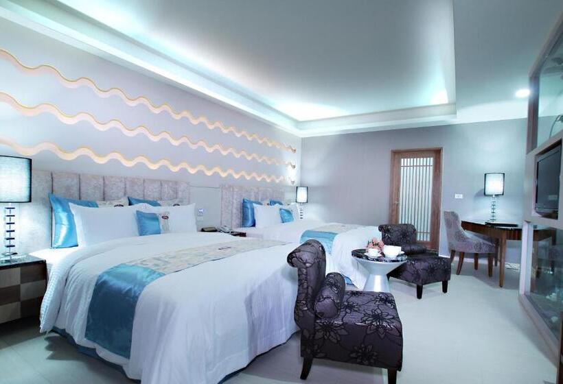 اتاق استاندارد چهار تخته, Chuang Tang Spring Spa Hotel   Deyang