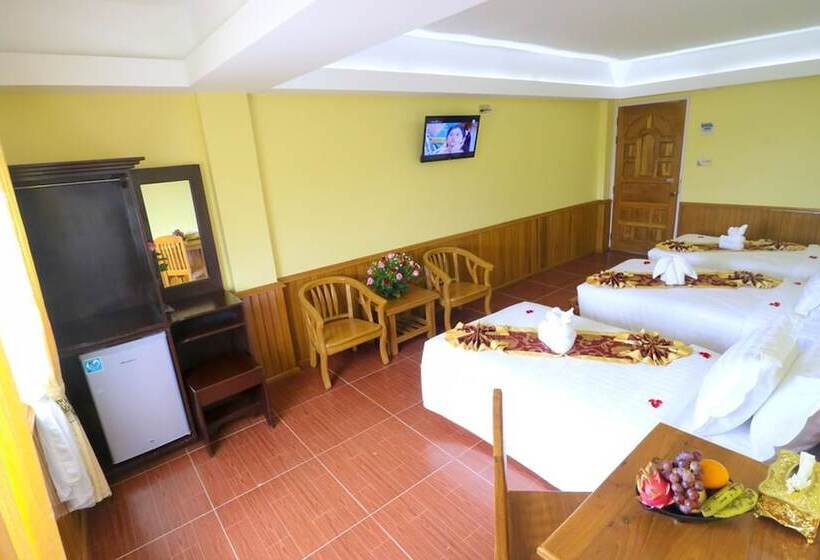 اتاق استاندارد سه نفره, Golden Gum Kino Hotel Nyaung Shwe