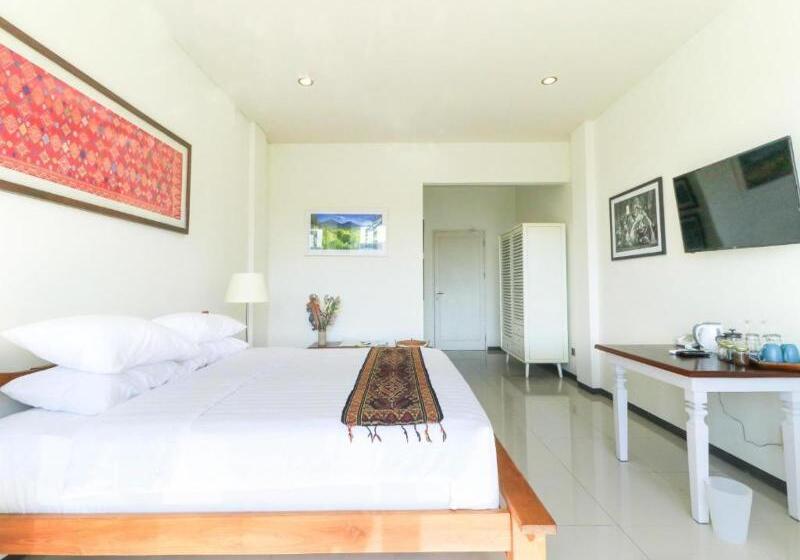 اتاق استاندارد با بالکن, Diatas By Art Cafe Bumbu Bali