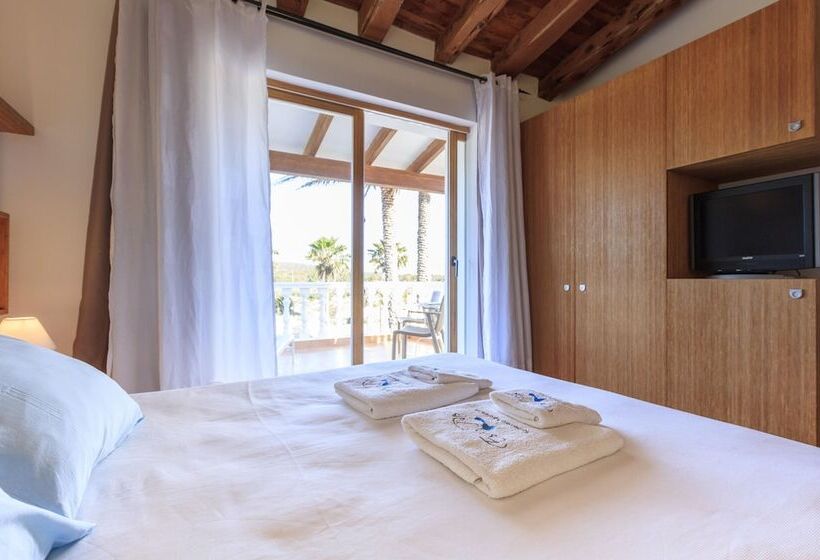 اتاق اساندارد با چشم‌انداز جانبی به دریا, Es Pas Formentera Agroturismo
