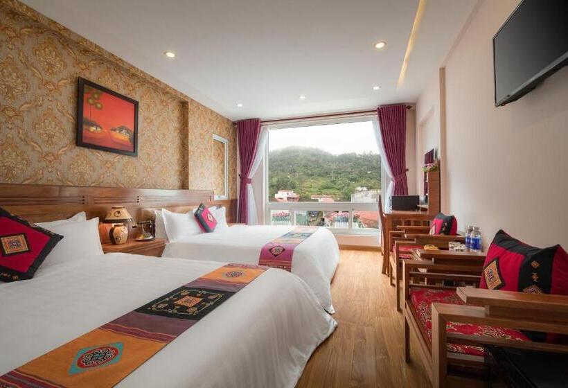 اتاق لوکس با چشم‌انداز شهر, Sapa Luxury