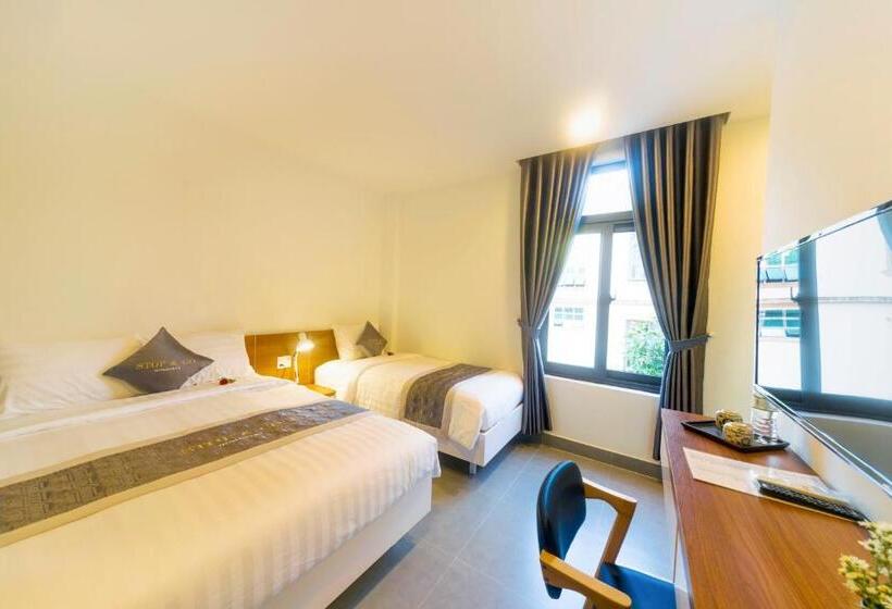 اتاق راحتی سه تخته, Stop And Go Boutique Homestay Hue
