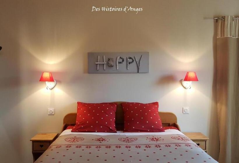 اتاق استاندارد سه نفره, B&b Des Histoires D Anges   Côté Jardin   Accueil Vélo