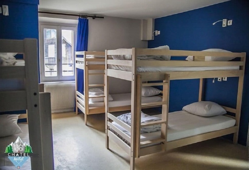 تختخواب در اتاق مشترک, 1861 Chatel Hostel