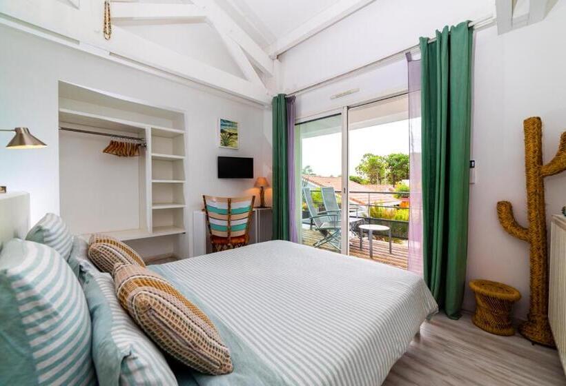 اتاق استاندارد با بالکن, Chambres D Hôtes Côte & Dune
