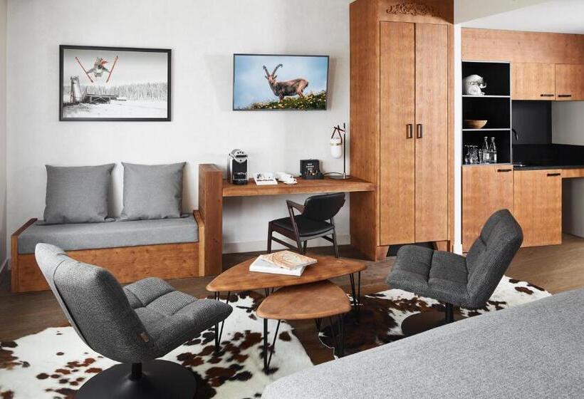 اتاق پرستیژ, Ecrin Blanc Resort Courchevel   Aquapark
