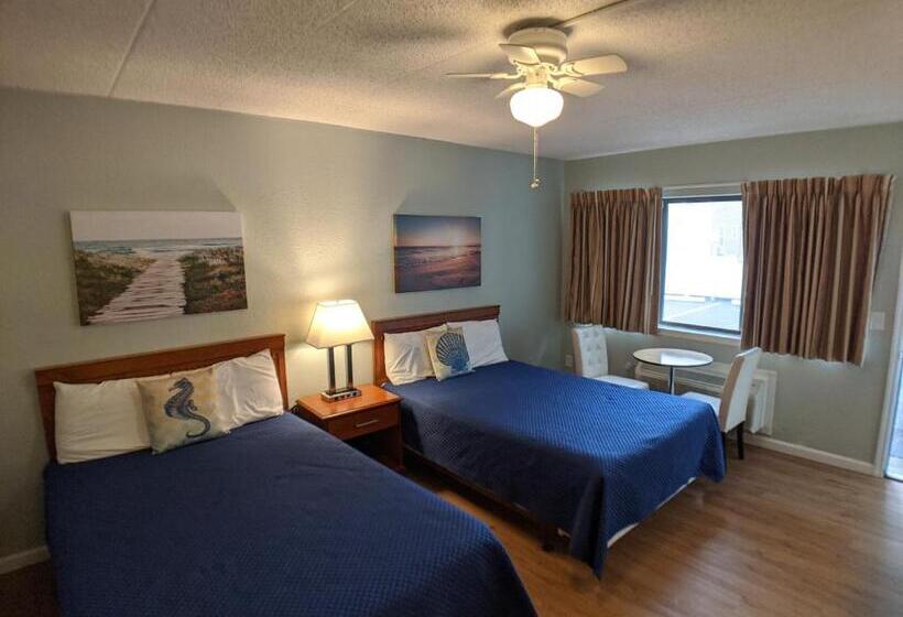 اتاق استاندارد با 2 تخت دوبل, Sand Pebble Motor Lodge