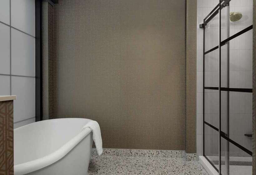 اتاق استاندارد با تخت بزرگ, The Axis Moline Hotel, Tapestry Collection By Hilton