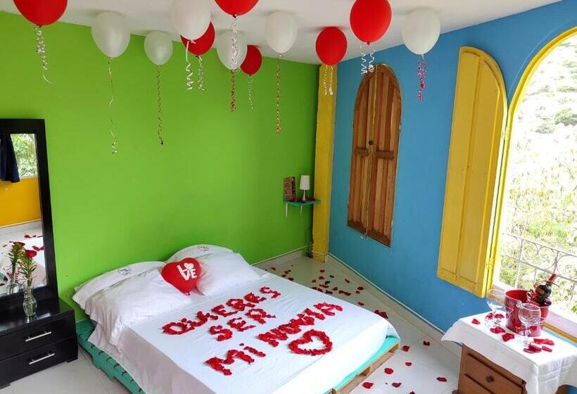 Standard Room with Balcony Side Sea View, Tayrona Colors Hostel