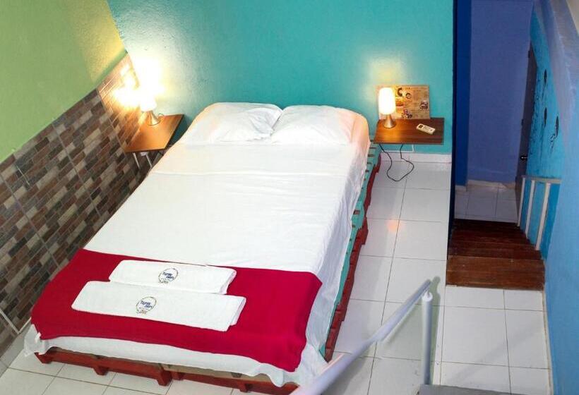 اتاق استاندارد با بالکن و چشم‌انداز دریا, Tayrona Colors Hostel