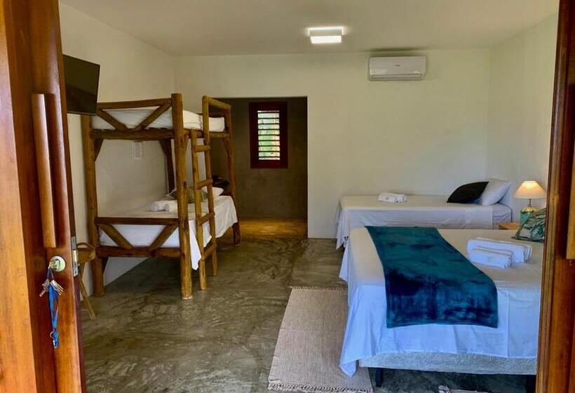 اتاق خانوادگی با چشم‌انداز دریا, Vila Ybytu Eco Resort