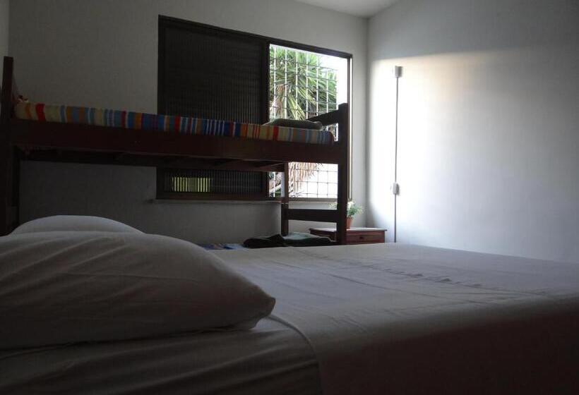 اتاق استاندارد چهارنفره با سرویس بهداشتی مشترک, Da Orla Pampulha Hostel