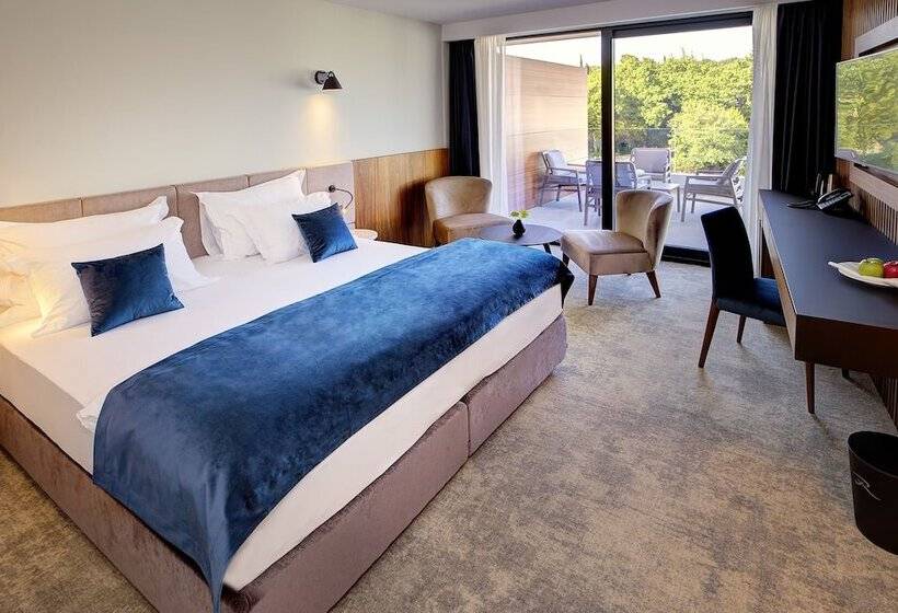 اتاق خانوادگی با چشم‌انداز استخر, Luxury Hotel Riva