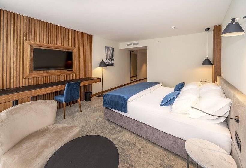 اتاق خانوادگی با چشم‌انداز استخر, Luxury Hotel Riva