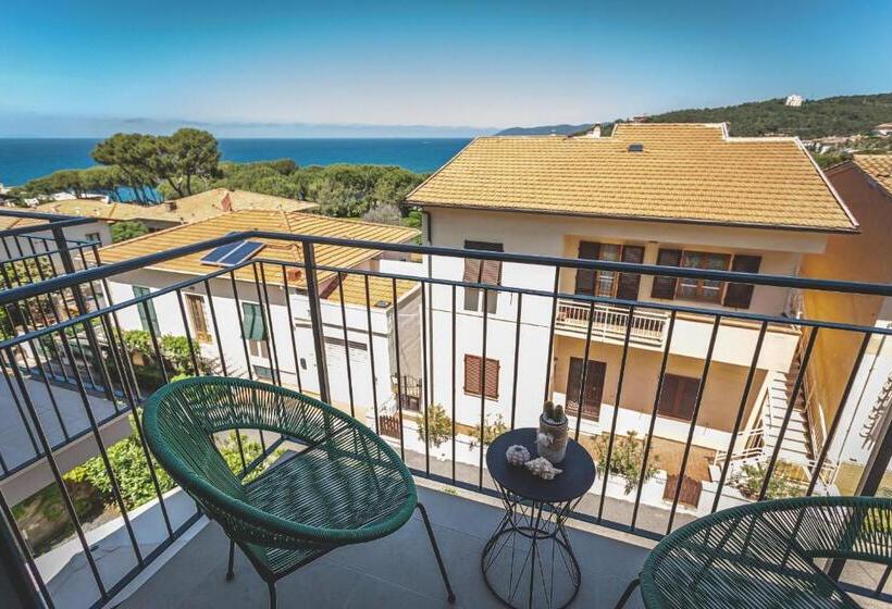 اتاق استاندارد با چشم‌انداز دریا, Villa Martini
