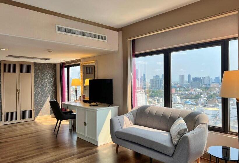 Deluxe Kamer met Kingsize Bed, Grand China Bangkok