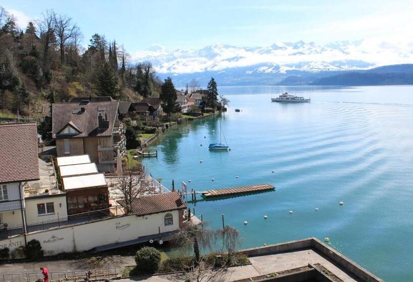 اتاق استاندارد با چشم‌انداز, Restaurant Bellevue Au Lac