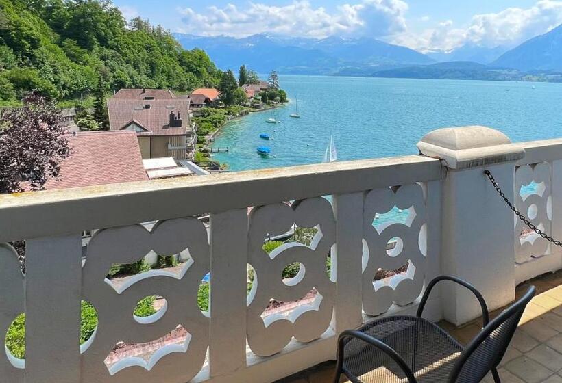 اتاق استاندارد با چشم‌انداز, Restaurant Bellevue Au Lac