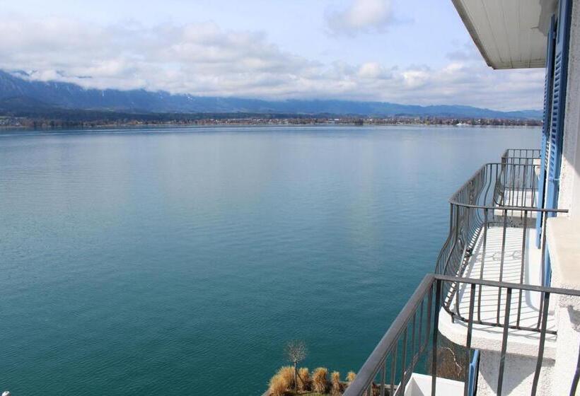 اتاق استاندارد با چشم‌انداز دریاچه, Restaurant Bellevue Au Lac