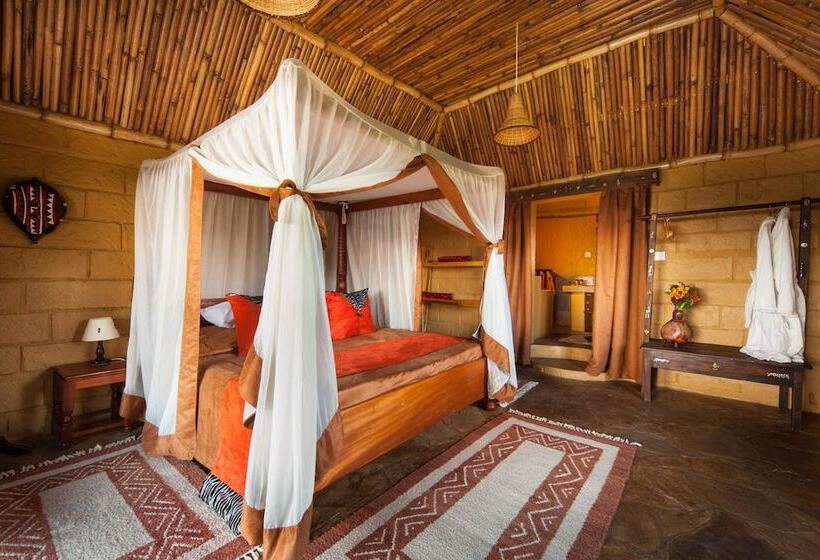 کلبه ییلاقی دلوکس یک خوابه, Rhino Watch Safari Lodge