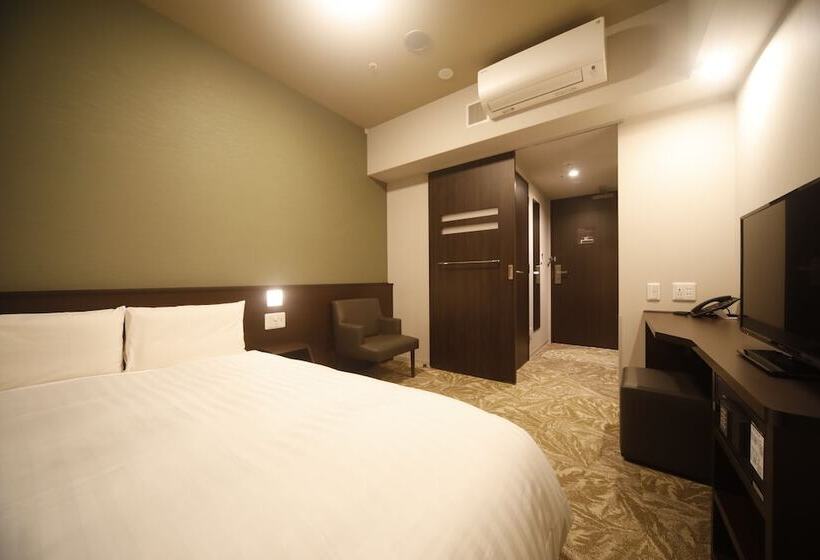 آپارتمان یک خوابه با دری مشترک که هال را جدا می کند., Dormy Inn Premium Osaka Kitahama Hot Springs