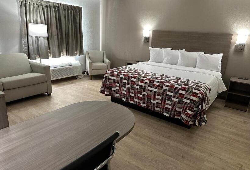 اتاق سوپریور با تخت بزرگ, Red Roof Inn Flint