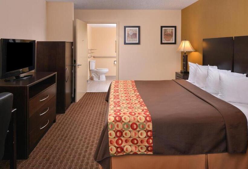 Chambre Standard Lit King Size Adaptée aux Personnes à Mobilité Réduite, Americas Best Value Inn Tupelo Barnes Crossing