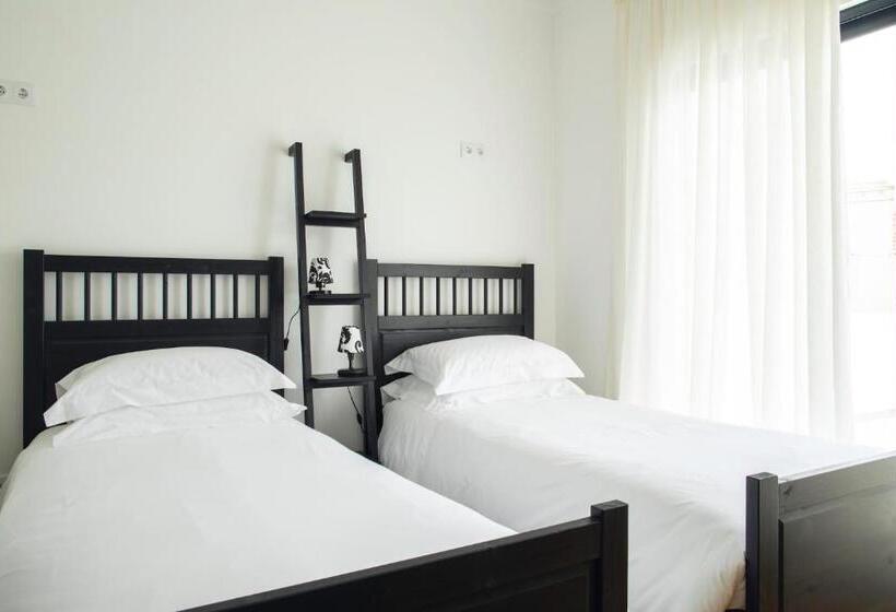 اتاق استاندارد با تراس, Hostel Da Palmeira