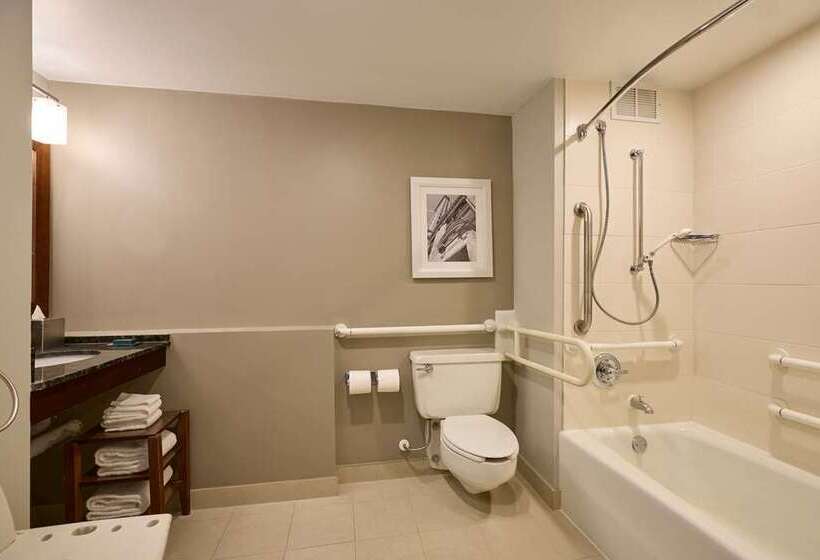 اتاق استاندارد با تخت بزرگ برای معلولان, Doubletree By Hilton Gainesville