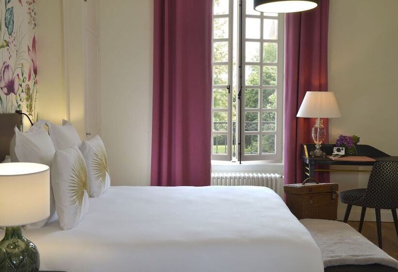 اتاق لوکس با چشم‌انداز باغ, Château Saint Gilles   Bayeux